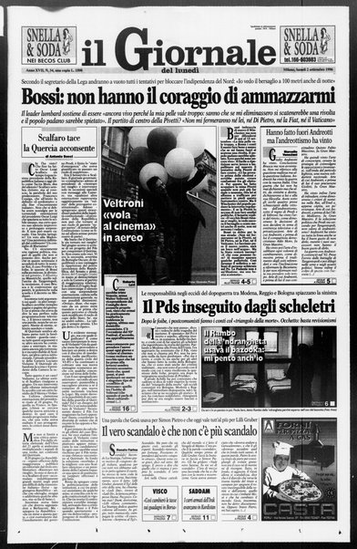 Il giornale del lunedi